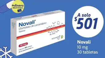 Farmacias YZA Novali 10 mg 30 tabletas oferta