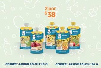 Farmacias YZA GERBER JUNIOR POUCH 110 G/ GERBER JUNIOR POUCH 120 G oferta