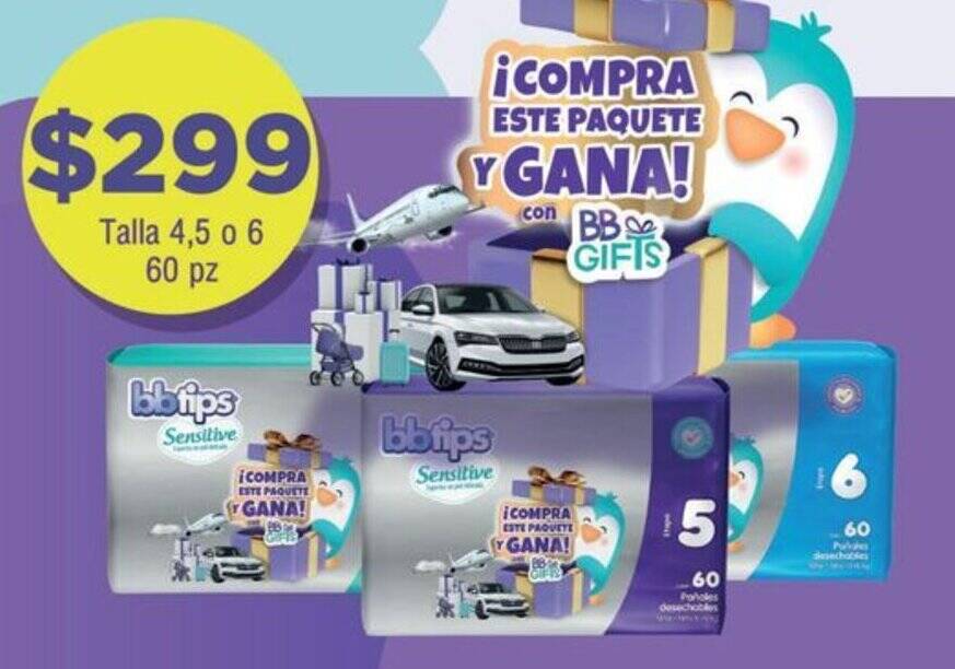 Farmacias YZA Bbtips Sensitive Talla 4,5 o 6 60 pz oferta