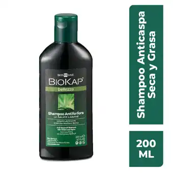 Farmacia San Pablo Biokap belleza shampoo anti-caspa con sauce y agave oferta