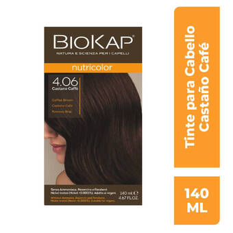 Farmacia San Pablo Biokap nutricolor tinte para cabello - tono 4.06 castaño café oferta