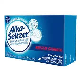 Farmacia San Pablo Alka seltzer alivio del malestar estomacal y dolor de cabeza oferta