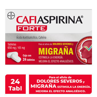 Farmacia San Pablo Cafiaspirina forte alivio de dolores severos y migraña oferta