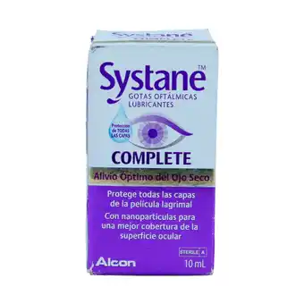 Systane gotas oftálmicas lubricantes