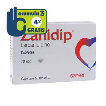 Farmacia San Pablo Zanidip 10 tabletas caja oferta
