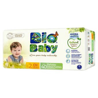 Farmacia San Pablo Bio baby pañal desechable para bebé talla 2 chico oferta