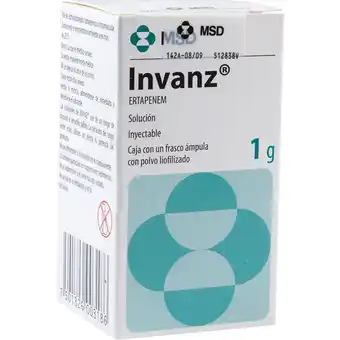 Farmacia San Pablo Invanz inyección 1 solución frasco ámpula oferta