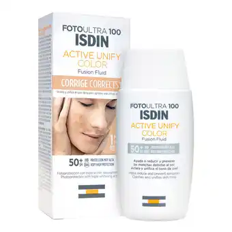 Farmacia San Pablo Isdin fotoultra100 active unify color fluido aclarador con fps50+ oferta