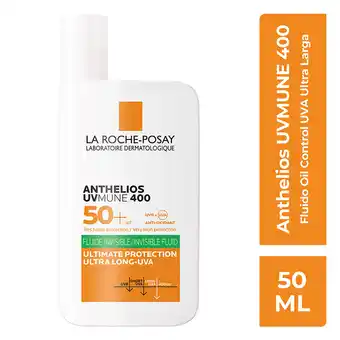 Farmacia San Pablo La roche posay anthelios uvmune 400 fluido oil control uva ultra larga oferta