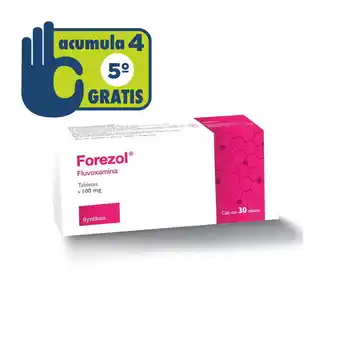 Forezol 30 tabletas caja