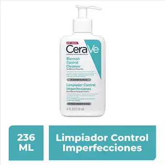 Farmacia San Pablo Cerave limpiador control imperfecciones para piel con tendencia acnéica oferta