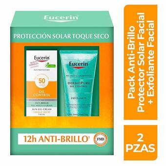 Farmacia San Pablo Eucerin oil control protección solar fps 50 toque seco y exfoliante facial oferta