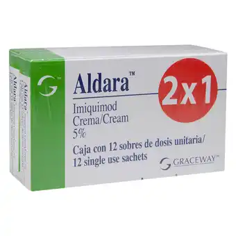 Farmacia San Pablo Aldara crema 5% 12 sobres caja oferta