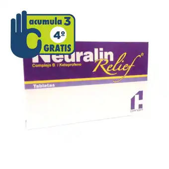 Neuralin relief 20 tableta caja