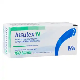 Farmacia San Pablo Insulex n suspensión inyectable 10 ml frasco oferta