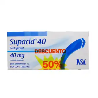 Farmacia San Pablo Supacid 40mg caj c/7 7 tableta caja oferta