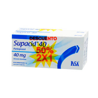 Farmacia San Pablo Supacid 40mg caj c/14 2 tableta caja oferta
