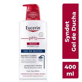 Farmacia San Pablo Eucerin ph5 syndet gel de ducha para rostro y cuerpo. piel seca y sensible oferta