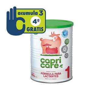 Farmacia San Pablo Capricare fórmula para lactantes de 0 a 6 meses sabor suave elaborada con leche de cabra oferta