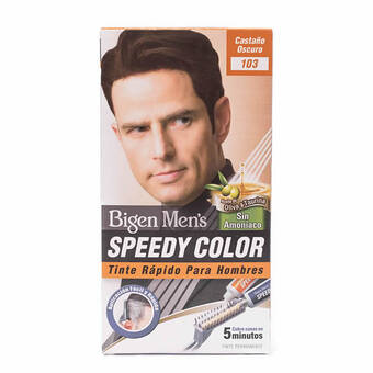 Farmacia San Pablo Bigen mens speedy color tinte capilar para hombre tono 103 castaño oscuro oferta