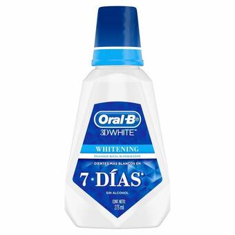 Farmacia San Pablo Oral b 3d white enjuague bucal blanqueador sin alcohol oferta