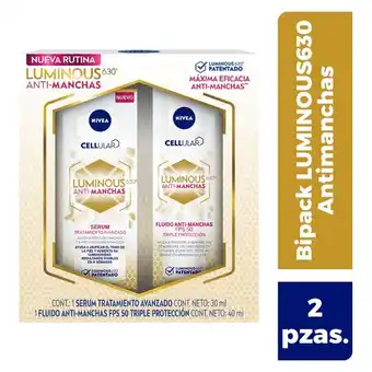 Farmacia San Pablo Nivea luminous630 anti-manchas suero + fluido de día fps 50 oferta