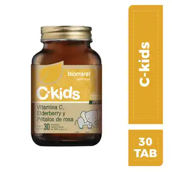 Farmacia San Pablo Biomiral c-kids vitamina c, elderberry y petalos de rosa oferta