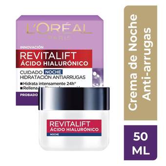 Farmacia San Pablo L´oreal revitalift crema facial de noche con ácido hialurónico oferta