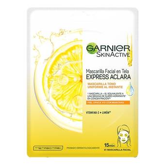 Farmacia San Pablo Garnier mascarilla en tela skin active express aclara oferta