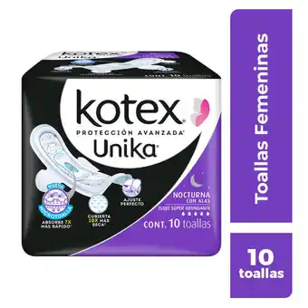 Farmacia San Pablo Kotex unika toallas femeninas unika nocturna oferta