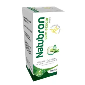 Farmacia San Pablo Al natural jarabe con menta, eucalipto, limón y vitamina c, cero azúcar oferta