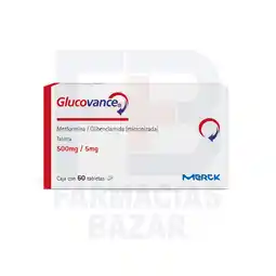 Farmacias Bazar Glucovance 500/5mg 60 tabletas oferta