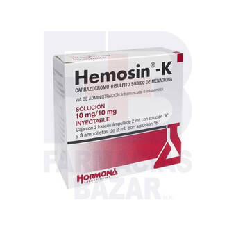Farmacias Bazar Hemosin-k im 3 fa oferta