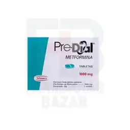 Farmacias Bazar Predial 1000mg 40 tabletas oferta