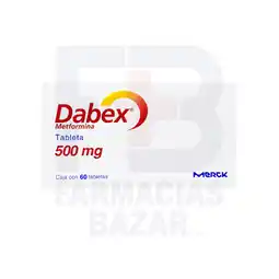 Farmacias Bazar Dabex 500mg 60 tabletas oferta