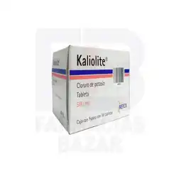 Farmacias Bazar Kaliolite 500mg 50 grageas oferta