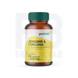 Farmacias Bazar Jengibre/curcuma 60 capsulas pronat oferta