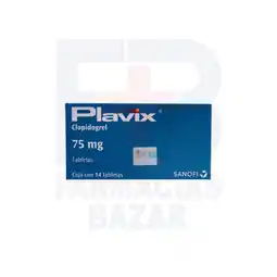 Farmacias Bazar Plavix 75mg 14 grageas oferta