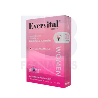 Farmacias Bazar Evervital woman 30 capsulas oferta