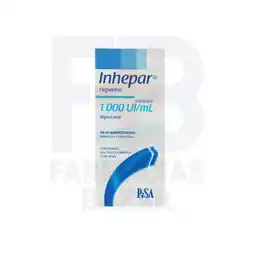 Farmacias Bazar Inhepar 1000ui frasco ampula 10ml oferta
