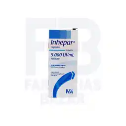 Farmacias Bazar Inhepar 5000ui frasco ampula 10ml oferta