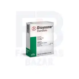 Farmacias Bazar Dicynone 250mg solucion inyectable 4 ampolletas oferta