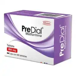 Farmacias Bazar Predial 850mg 60 tabletas oferta