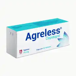 Farmacias Bazar Agreless 75mg 14 tabletas oferta