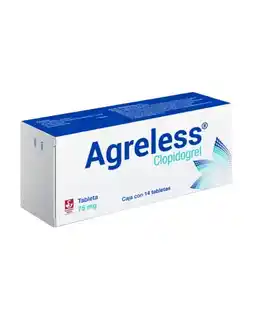 Farmacias Bazar Agreless 75mg 14 tabletas oferta
