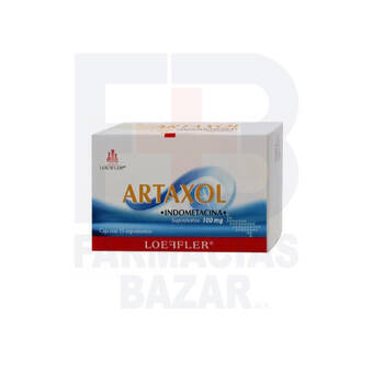Farmacias Bazar Artaxol 100mg sup con 15 loeffler oferta