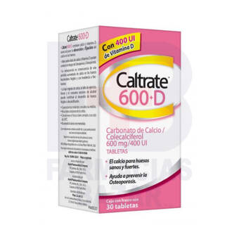 Farmacias Bazar Caltrate 600+d 400ui 30 tabletas oferta