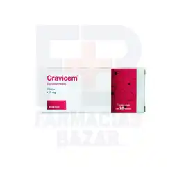 Farmacias Bazar Cravicem 10mg 28 tabletas synthon oferta