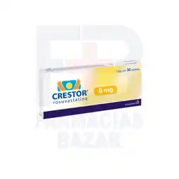 Farmacias Bazar Crestor 5mg 30 tabletas oferta