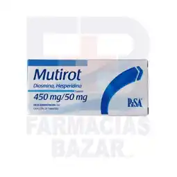 Farmacias Bazar Mutirot 450/50mg 20 tabletas oferta